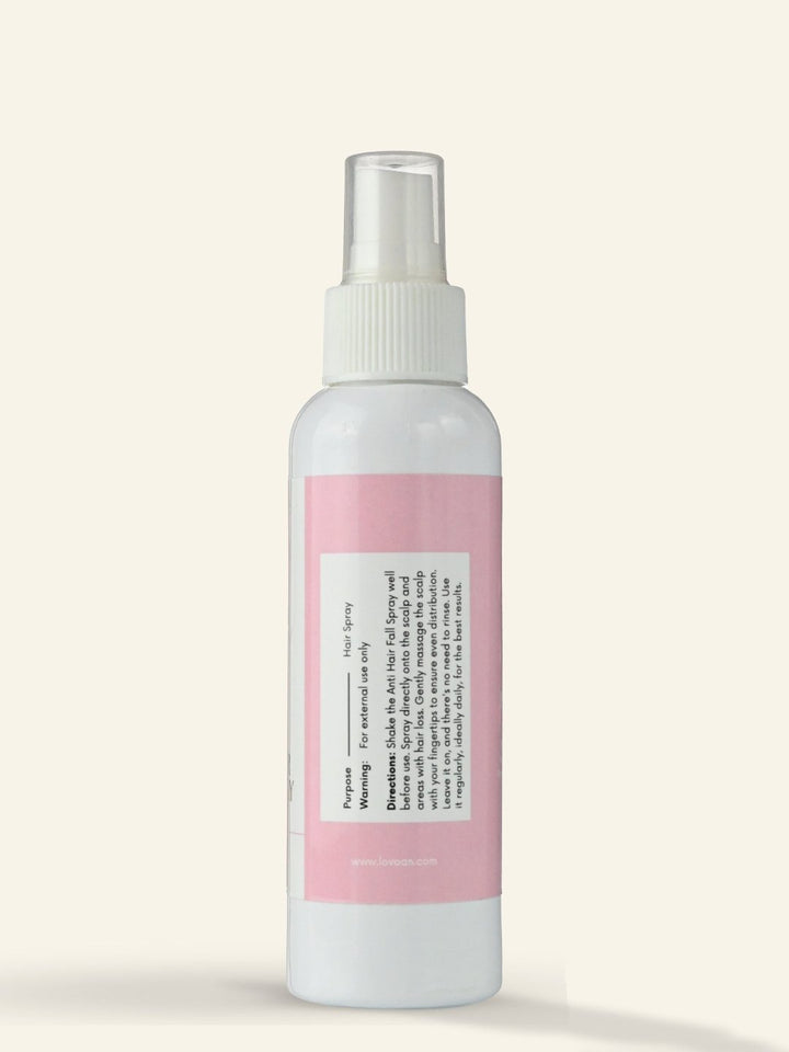 Lo'voan Anti Hair Fall Spray - Side Label