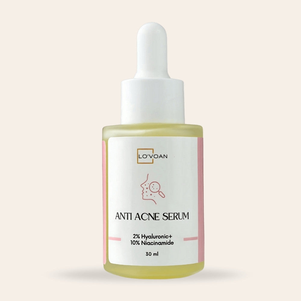 Lo'voan Anti acne serum 30 ml with 2% Hyaluronic+ 10% Niacinamide