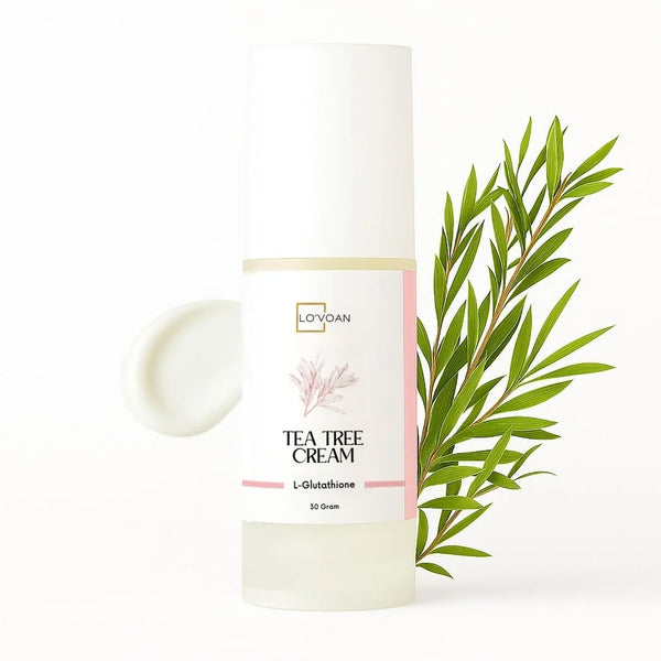 Tea Tree Cream | Soothes Skin, Reduces Acne & Redness | Lo'voan