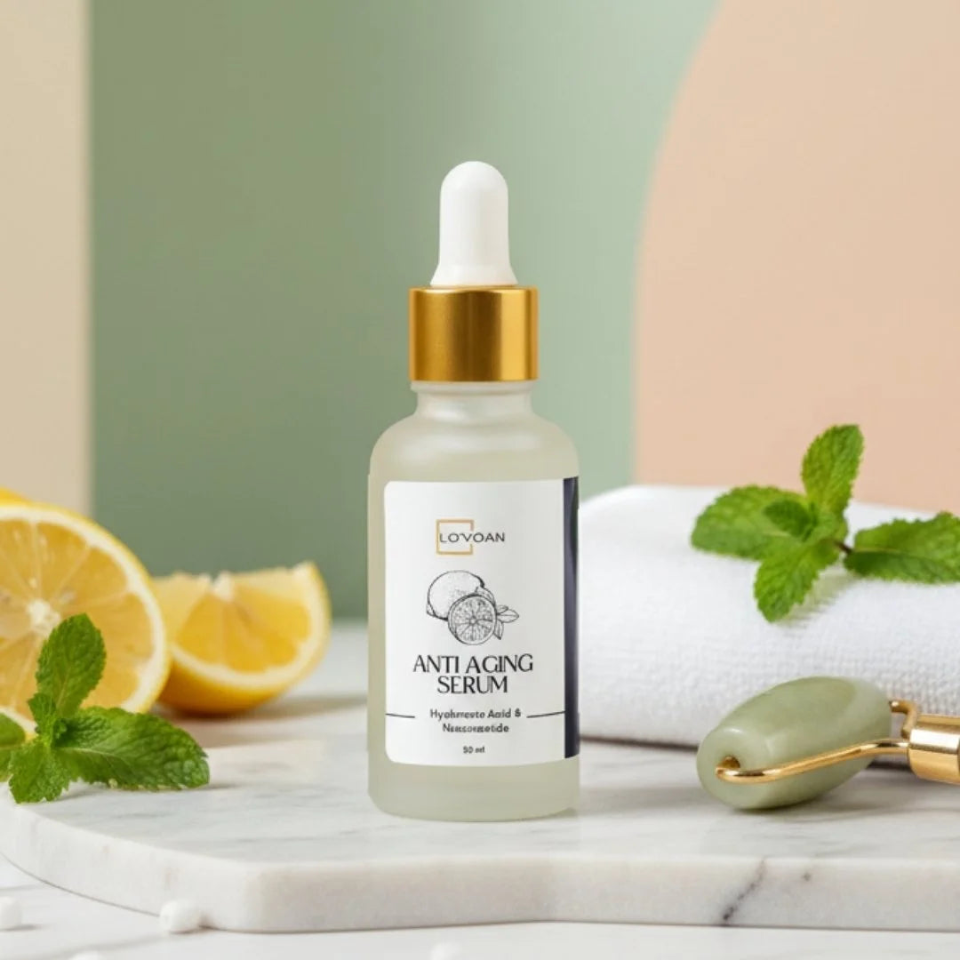 Lo’voan Anti Aging Serum – Reduces Wrinkles, Firms Skin & Restores Radiance