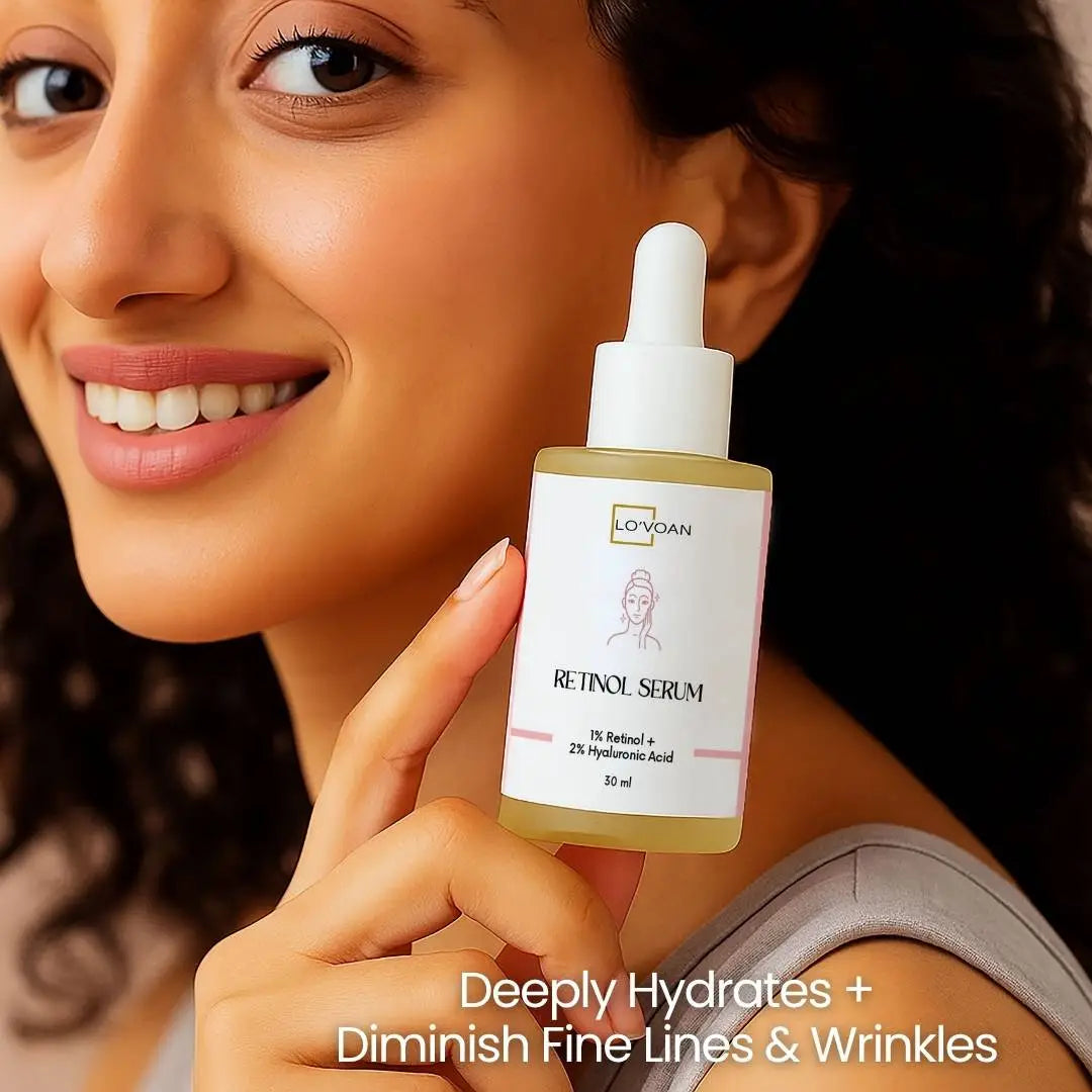 Lo'voan Retinol Serum for Anti-Aging, Wrinkle Reduction & Skin Renewal – Dermatologist Recommended