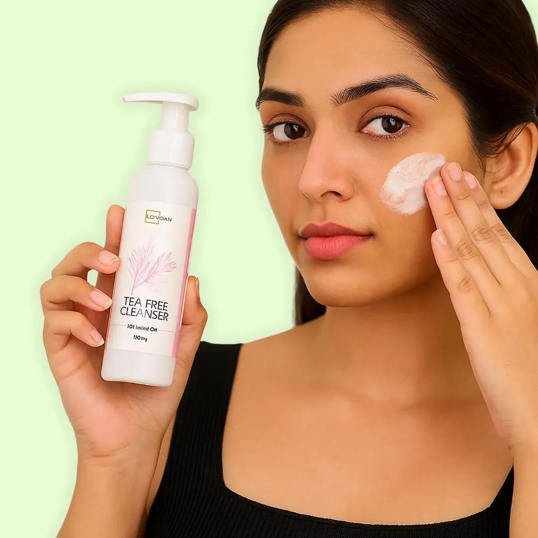 Lo’voan Tea Tree Cleanser – Gentle face wash for oily, acne-prone, and sensitive skin