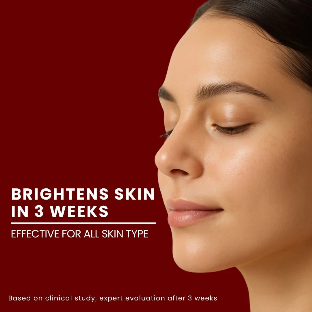 Lo'voan Vitamin C Serum bottle for face, brightening skincare product with antioxidants for glowing and youthful skin
