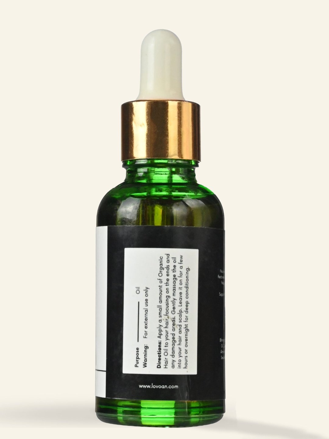 L'ovoan Organic Hair Oil – Nourishes, Strengthens & Promotes Growth - Lo'voan