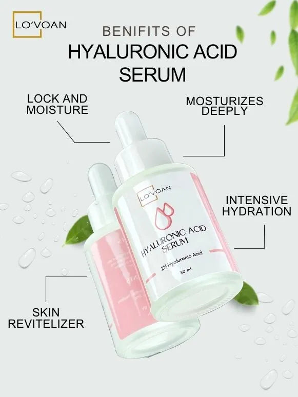 L'ovoan Hyaluronic Acid Serum – Deep Hydration for Plump, Smooth Skin - Lo'voan