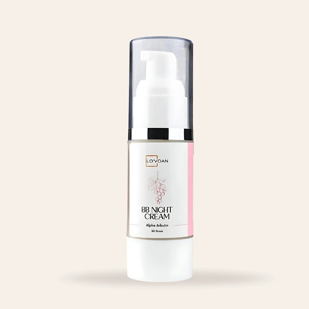 L'ovoan BB Night Cream – Brightens, Hydrates & Evens Skin Tone Overnight - Lo'voan