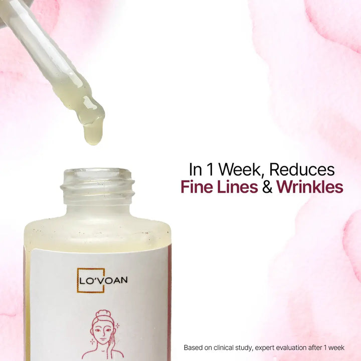 Lo'voan Retinol Serum Reduces Fine Lines & Wrinkles In 1 Week, with Bottle & Dropper picture